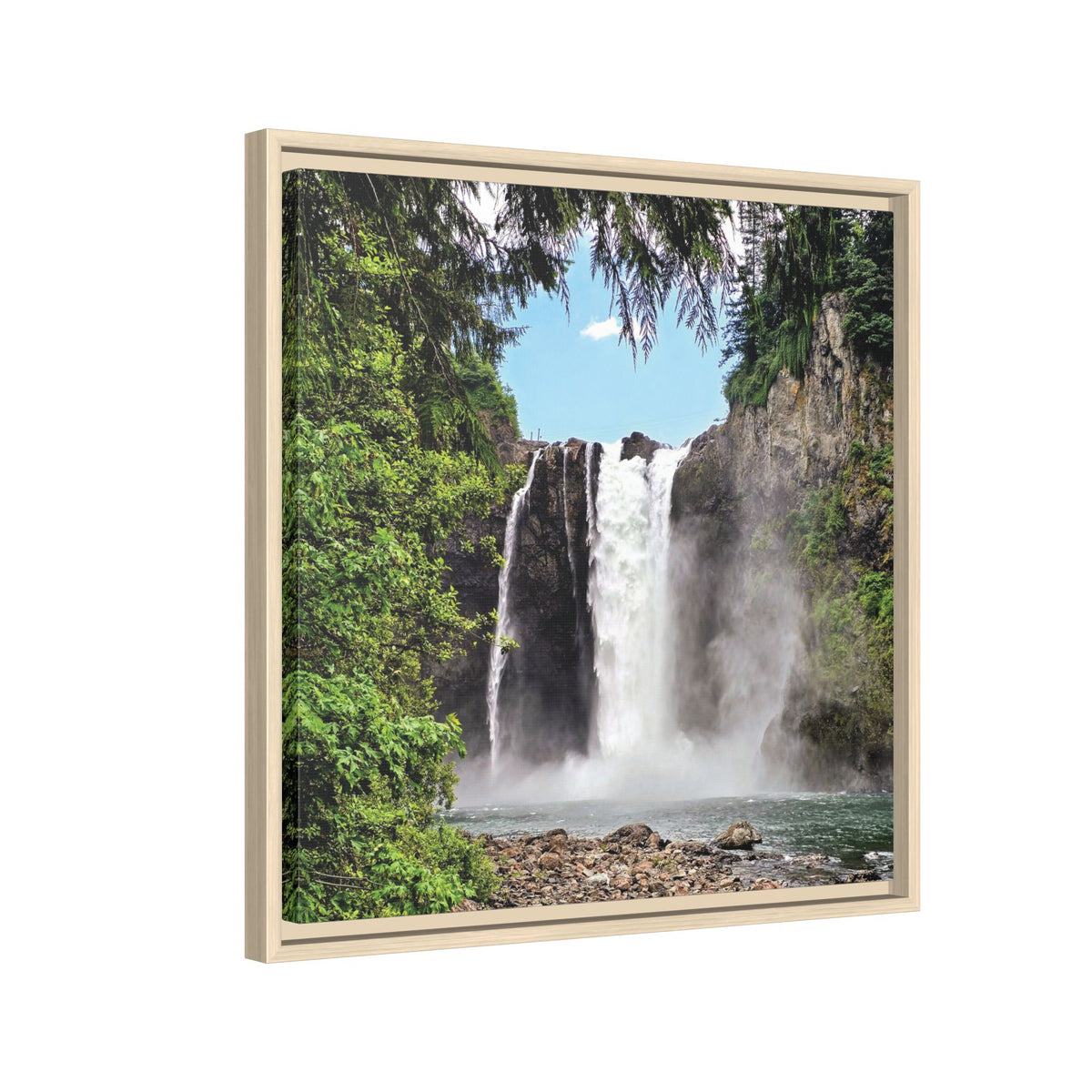 Snoqualmie Falls | Framed Matte Canvas