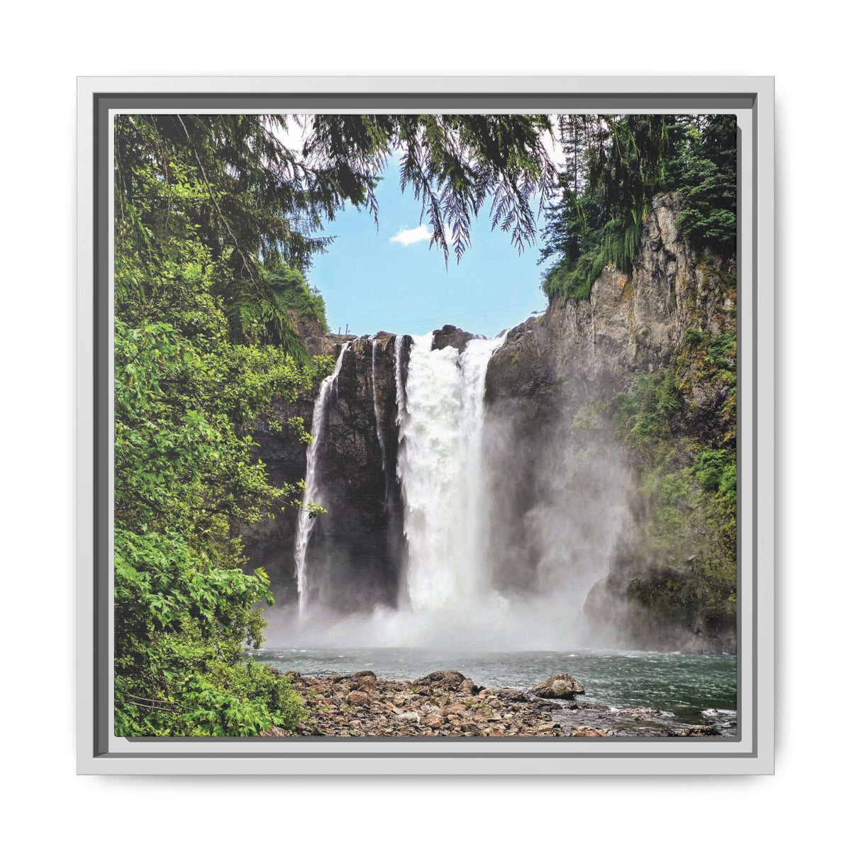 Snoqualmie Falls | Framed Matte Canvas