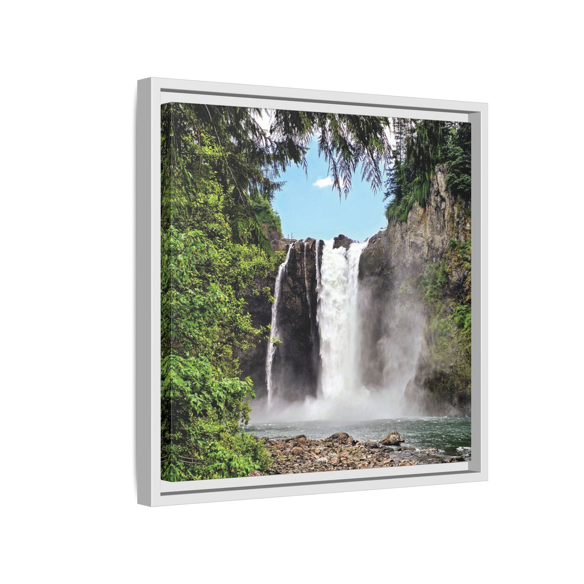 Snoqualmie Falls | Framed Matte Canvas