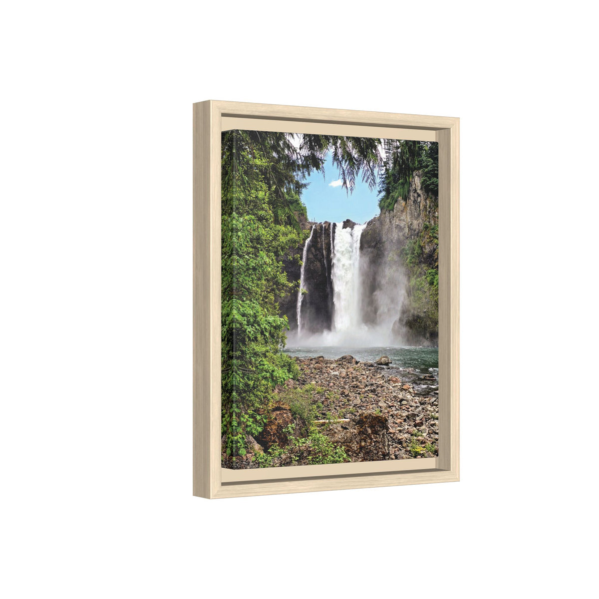 Snoqualmie Falls | Framed Matte Canvas