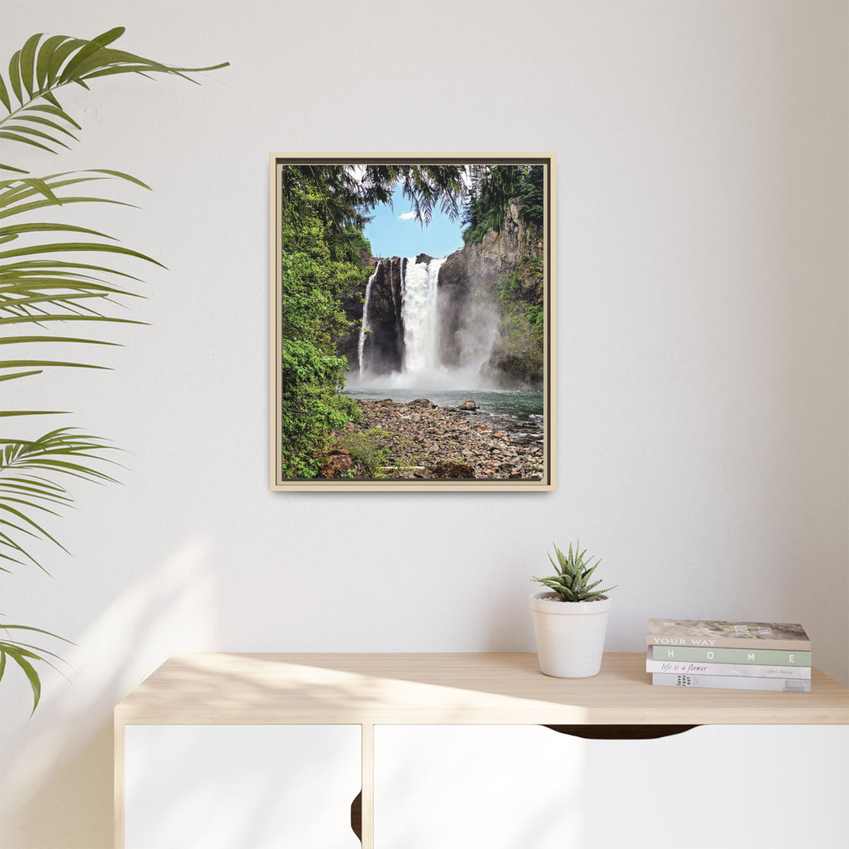 Snoqualmie Falls | Framed Matte Canvas