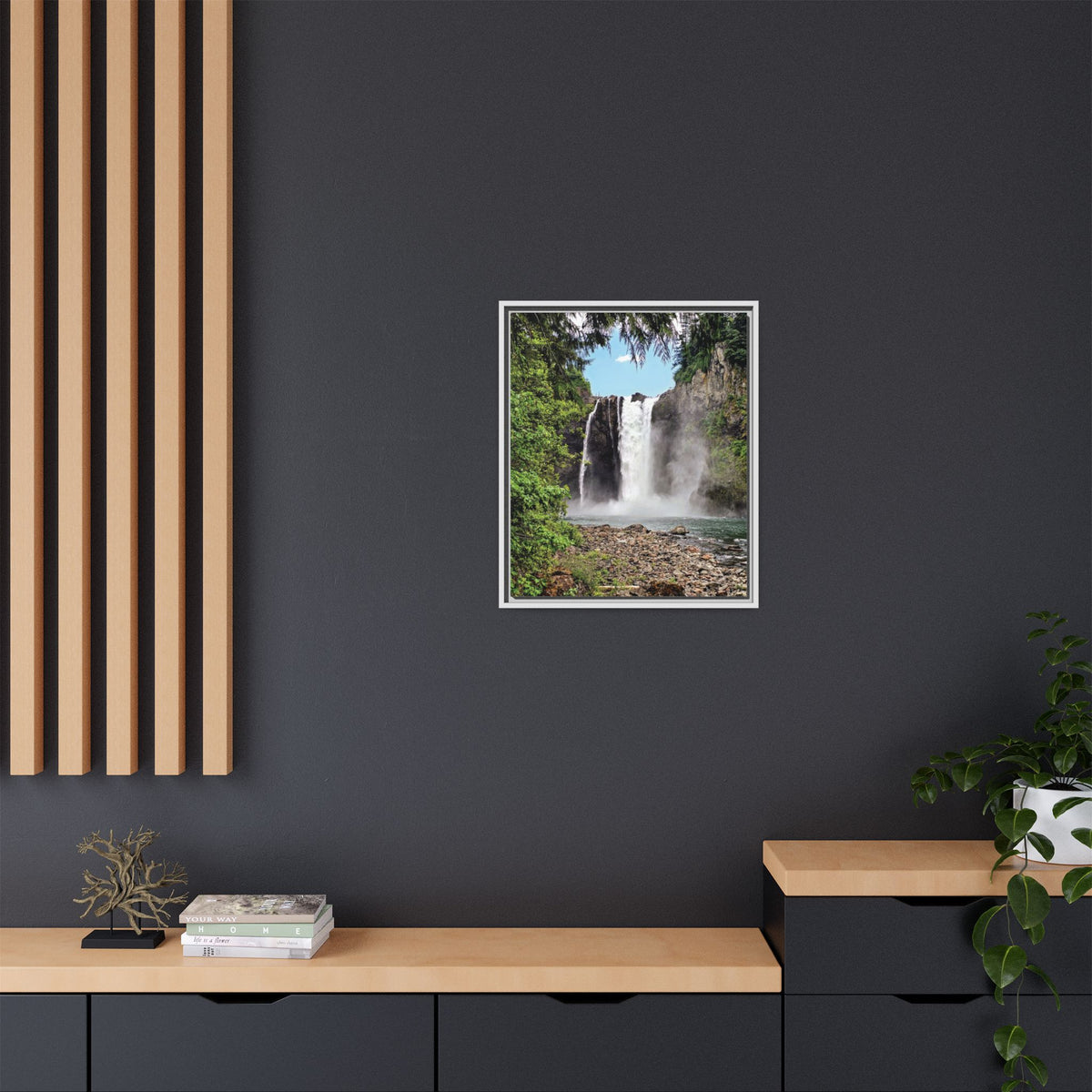 Snoqualmie Falls | Framed Matte Canvas