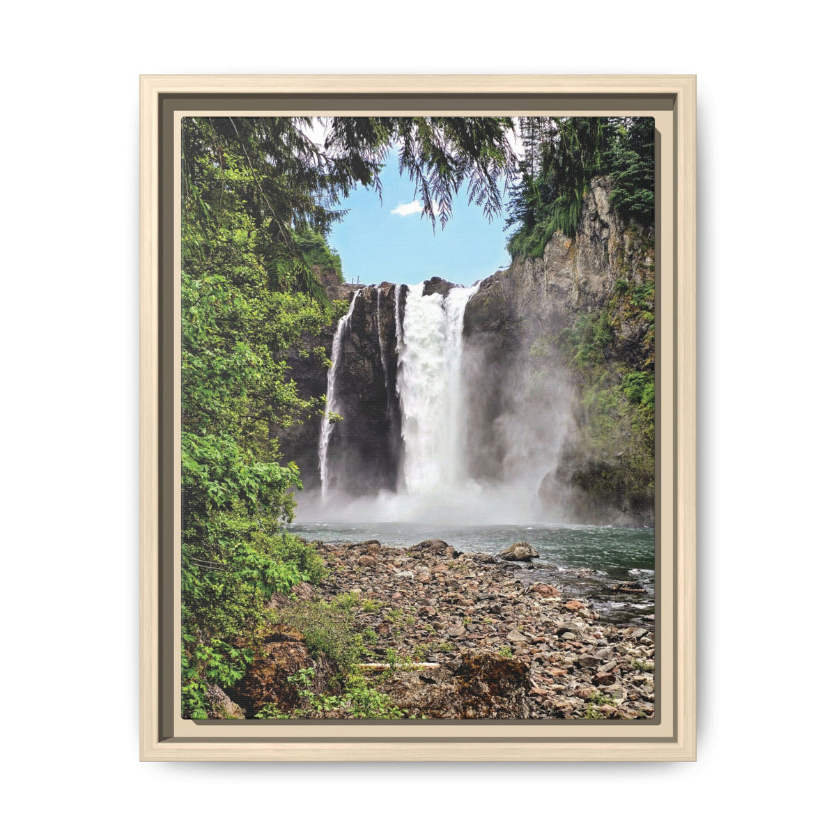 Snoqualmie Falls | Framed Matte Canvas