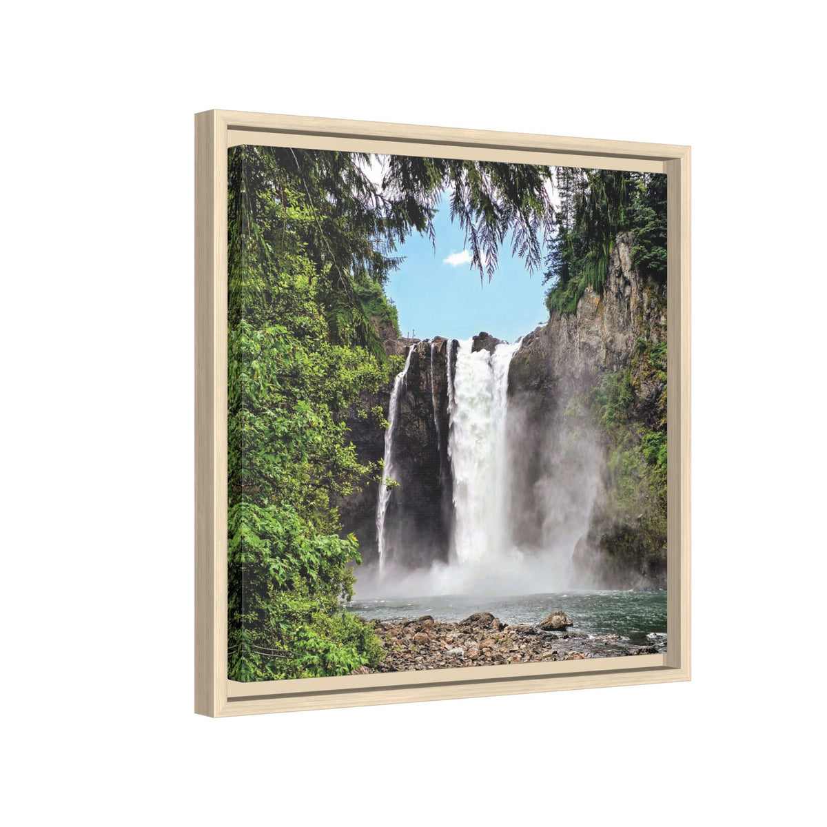 Snoqualmie Falls | Framed Matte Canvas
