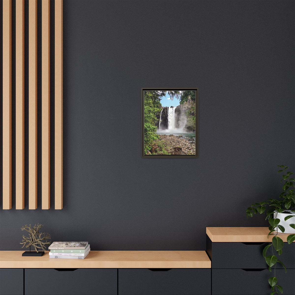 Snoqualmie Falls | Framed Matte Canvas
