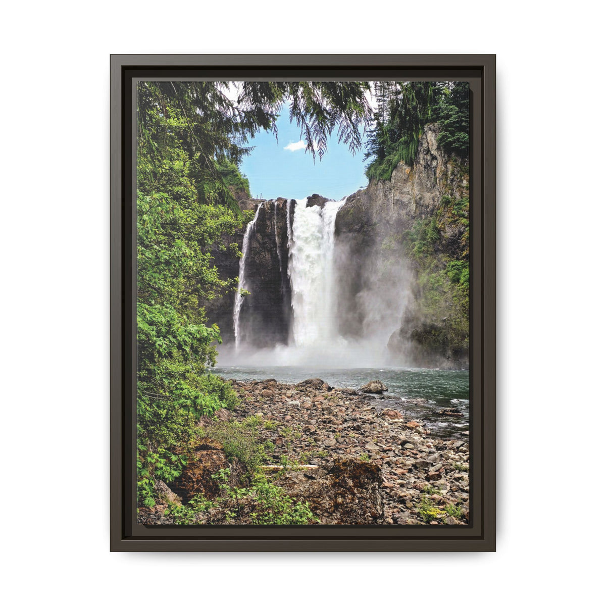 Snoqualmie Falls | Framed Matte Canvas