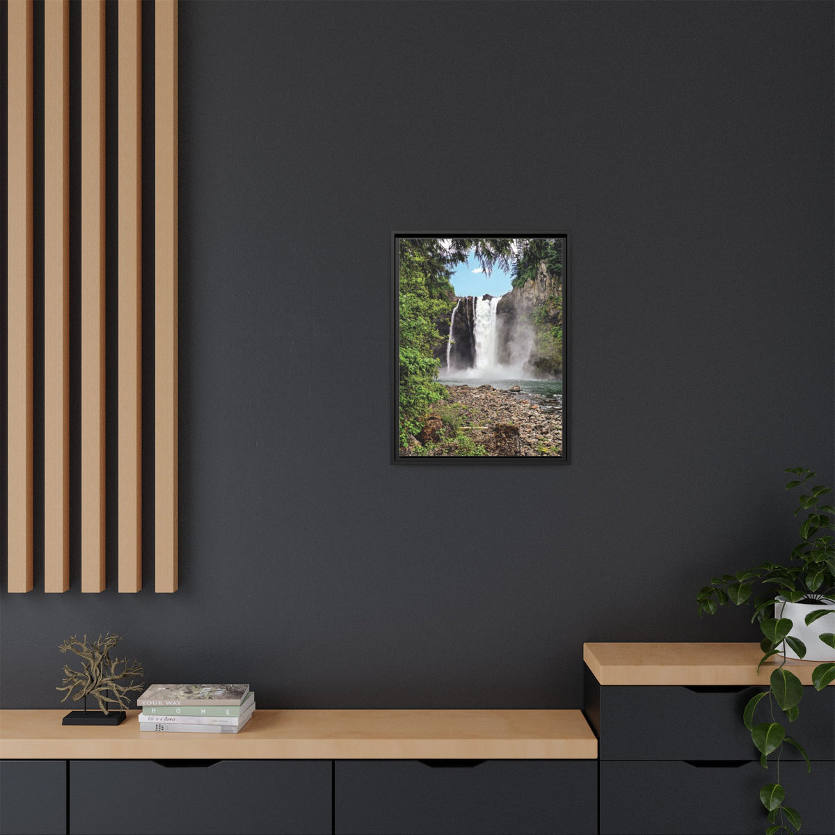 Snoqualmie Falls | Framed Matte Canvas