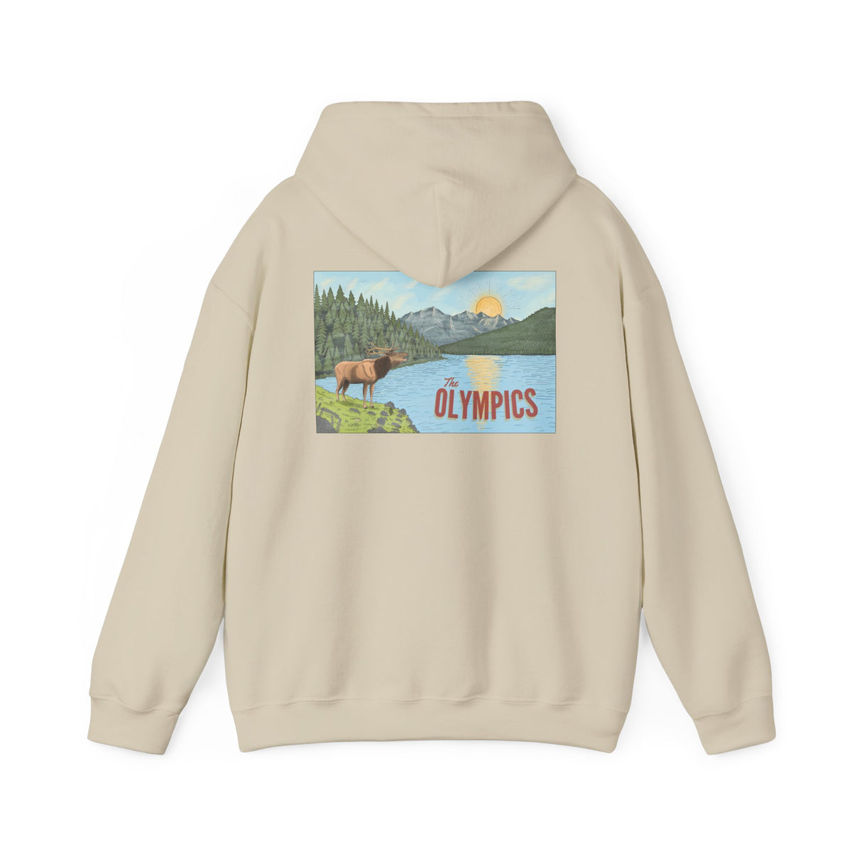 The Olympics Vintage Adventure Sweatshirt | PNW Outdoor Sweatshirt