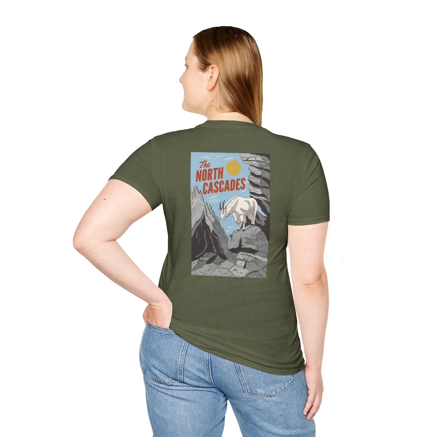 The North Cascades Vintage Graphic Tee