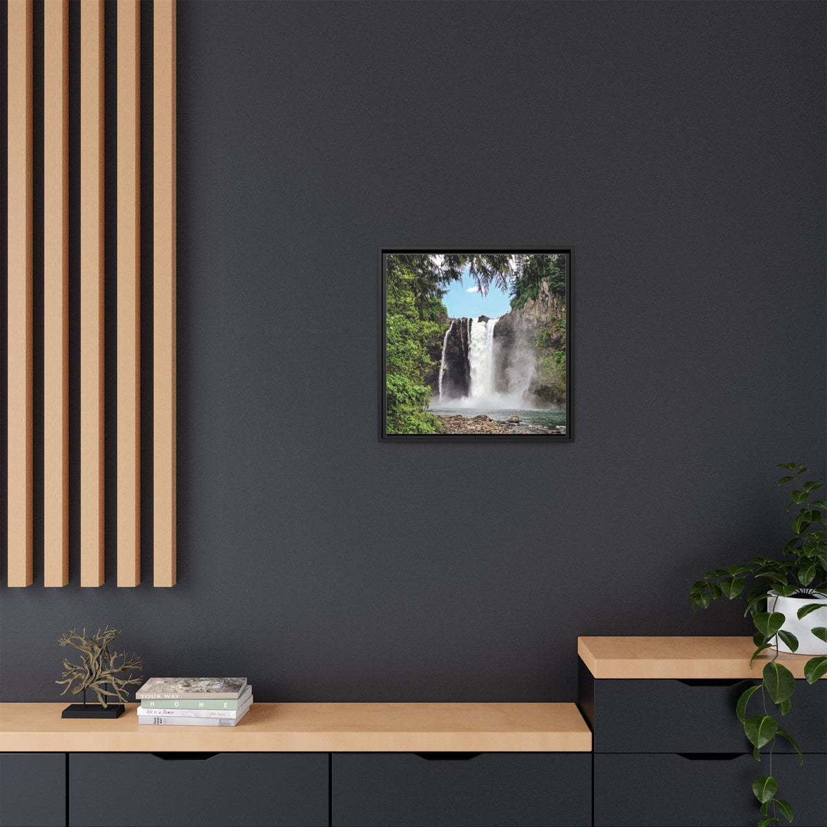 Snoqualmie Falls | Framed Matte Canvas