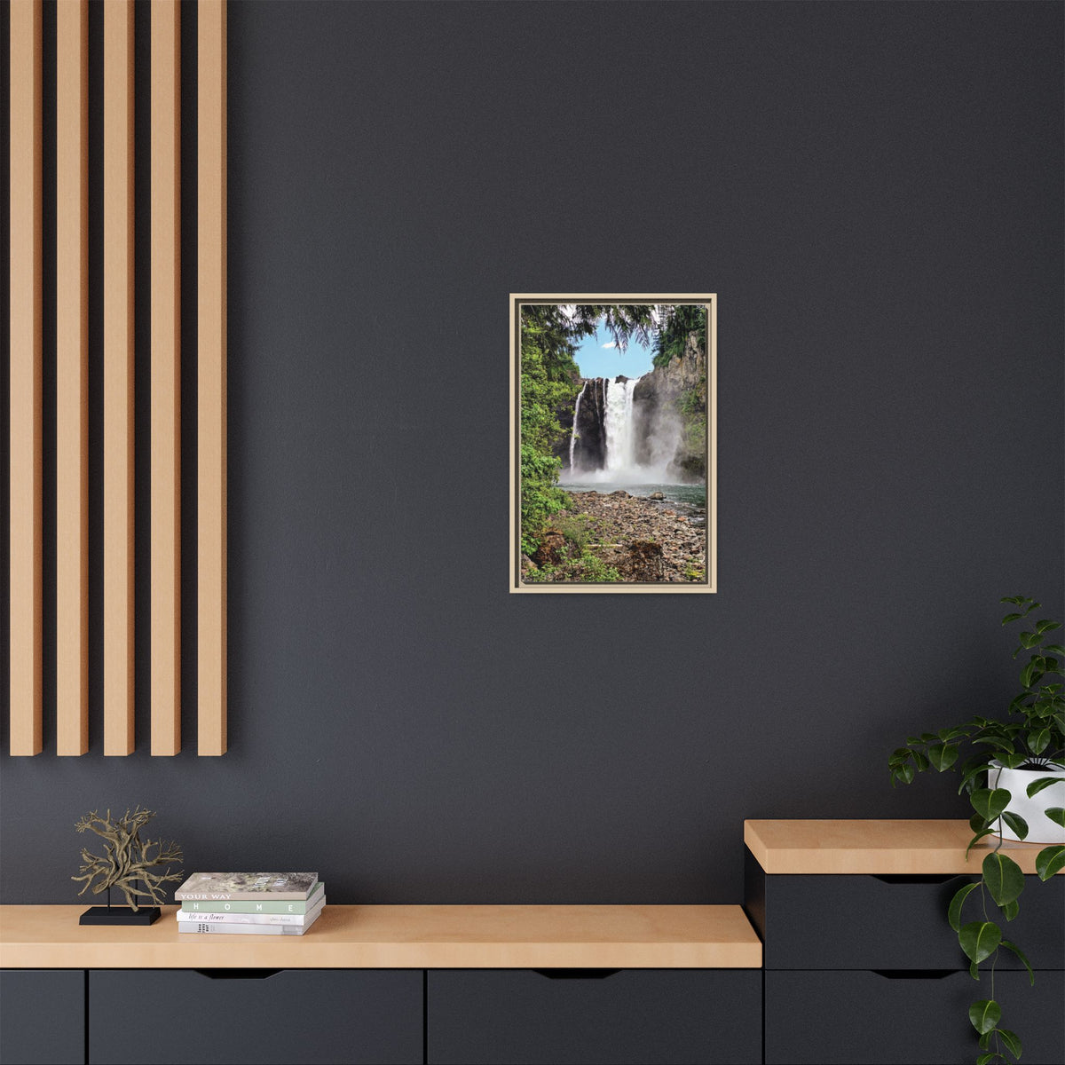 Snoqualmie Falls | Framed Matte Canvas