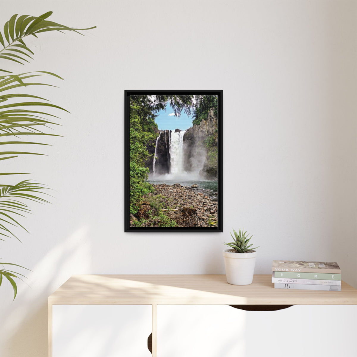 Snoqualmie Falls | Framed Matte Canvas