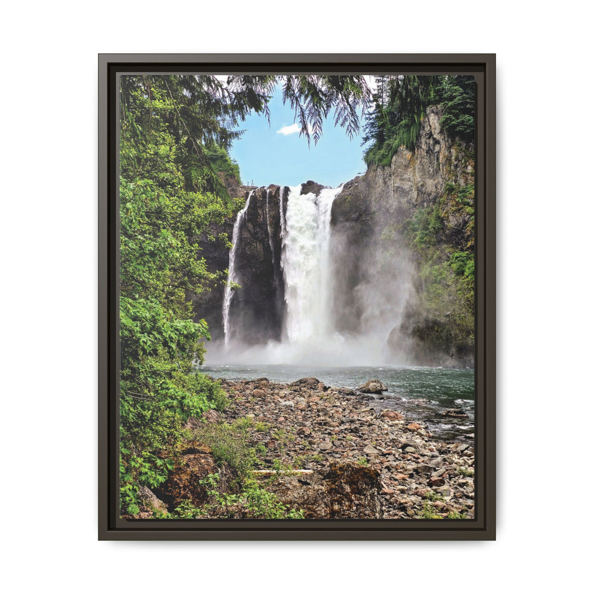 Snoqualmie Falls | Framed Matte Canvas