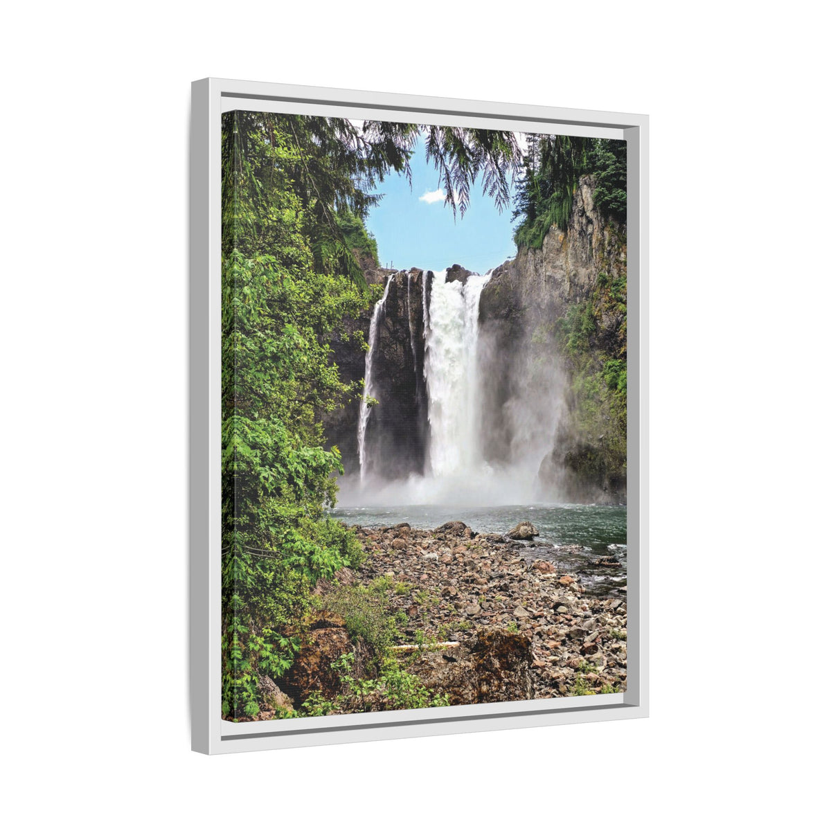 Snoqualmie Falls | Framed Matte Canvas