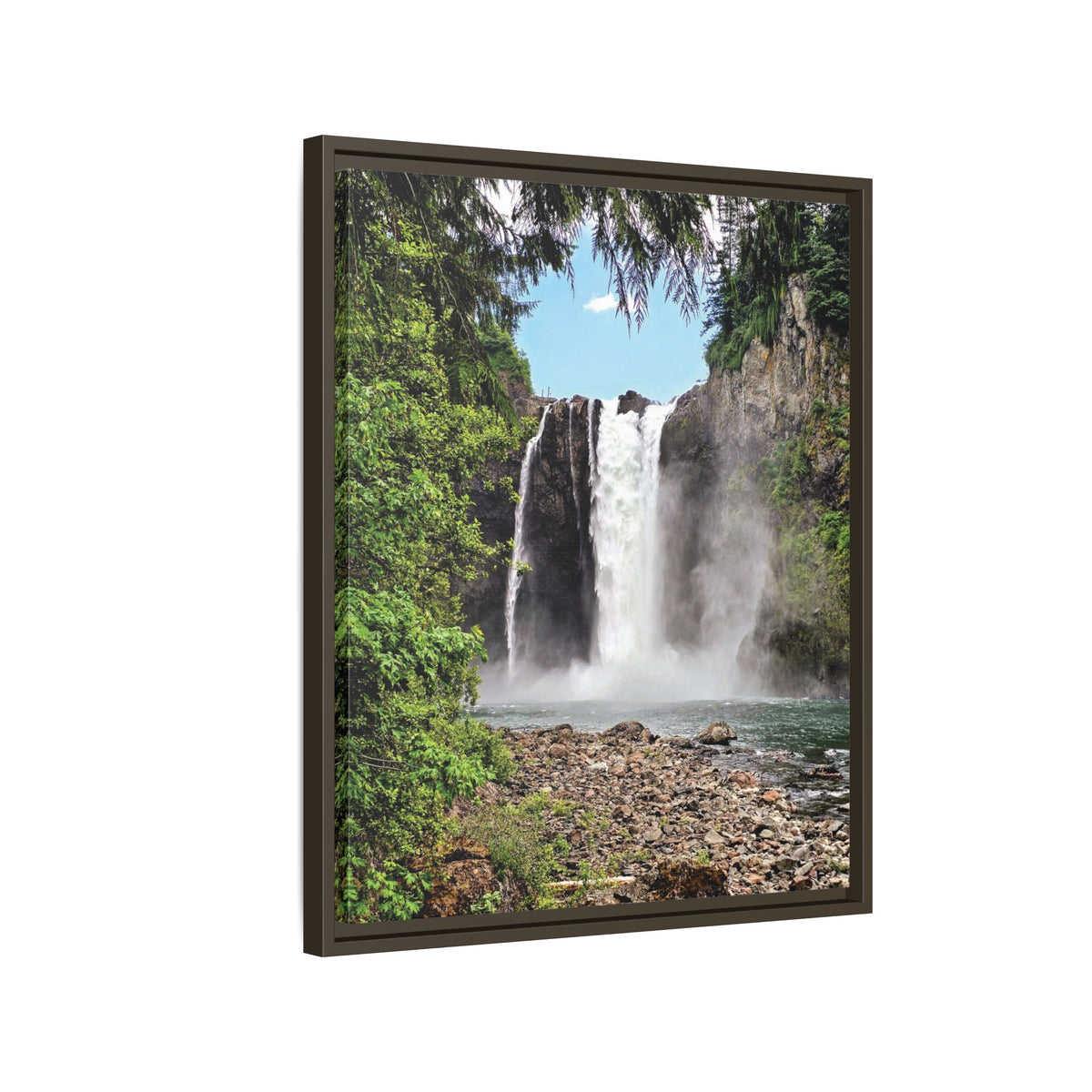 Snoqualmie Falls | Framed Matte Canvas