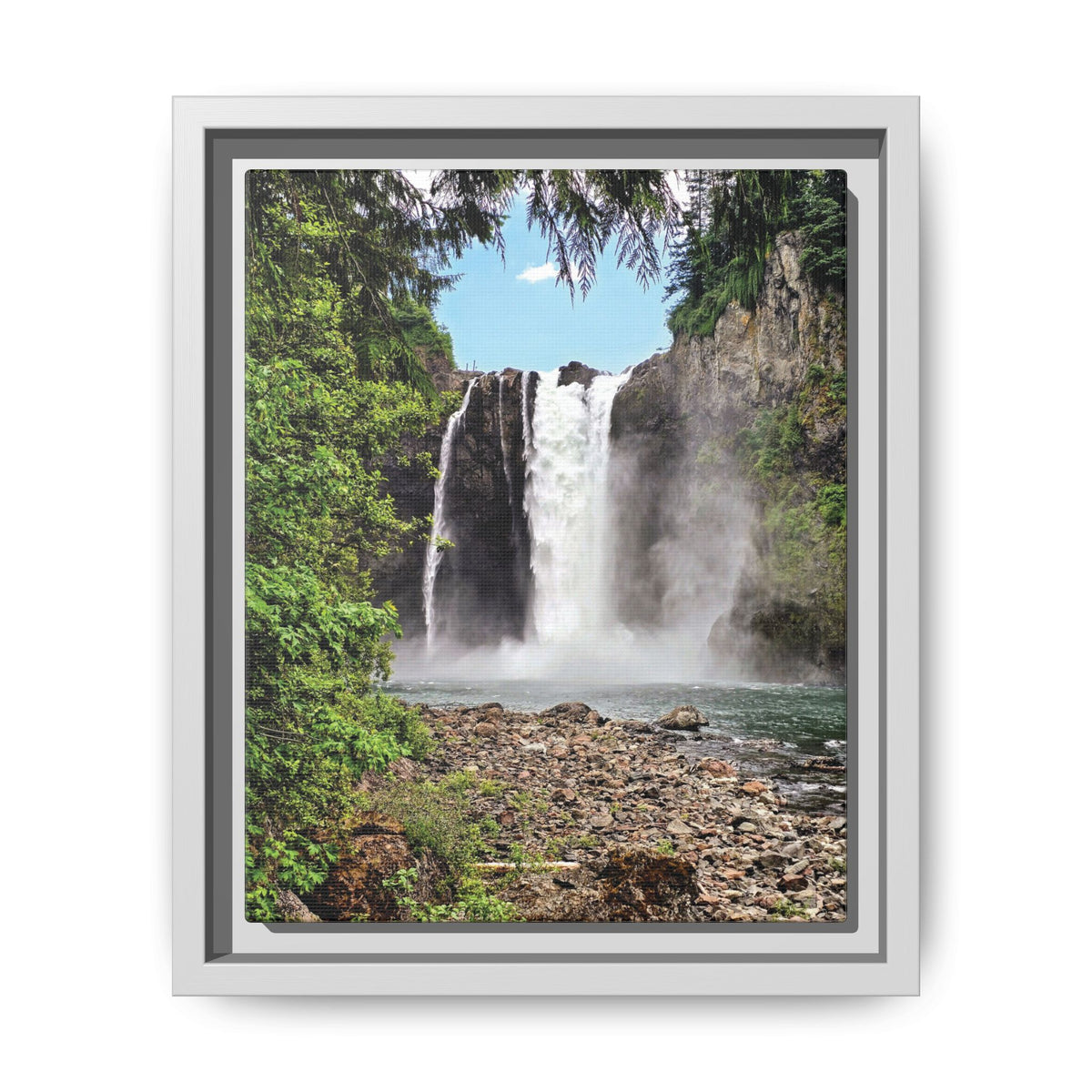 Snoqualmie Falls | Framed Matte Canvas