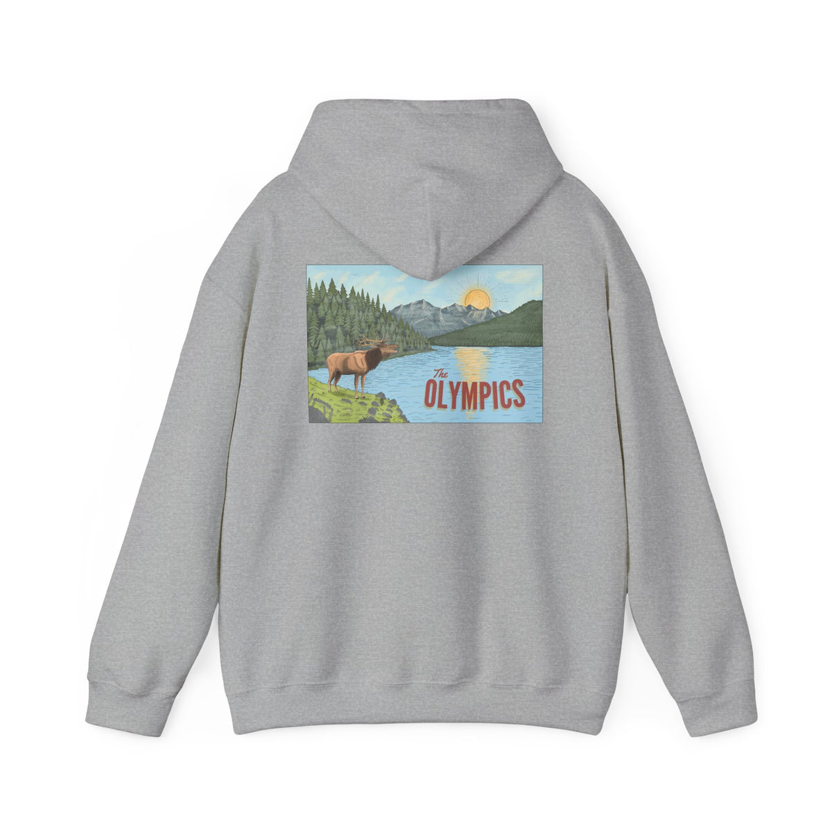 The Olympics Vintage Adventure Sweatshirt | PNW Outdoor Sweatshirt