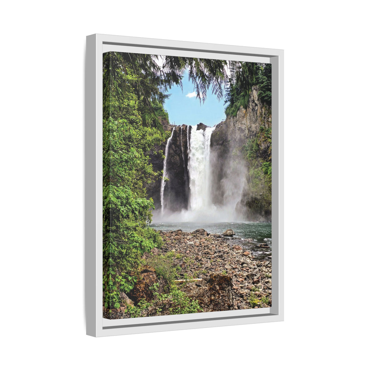 Snoqualmie Falls | Framed Matte Canvas