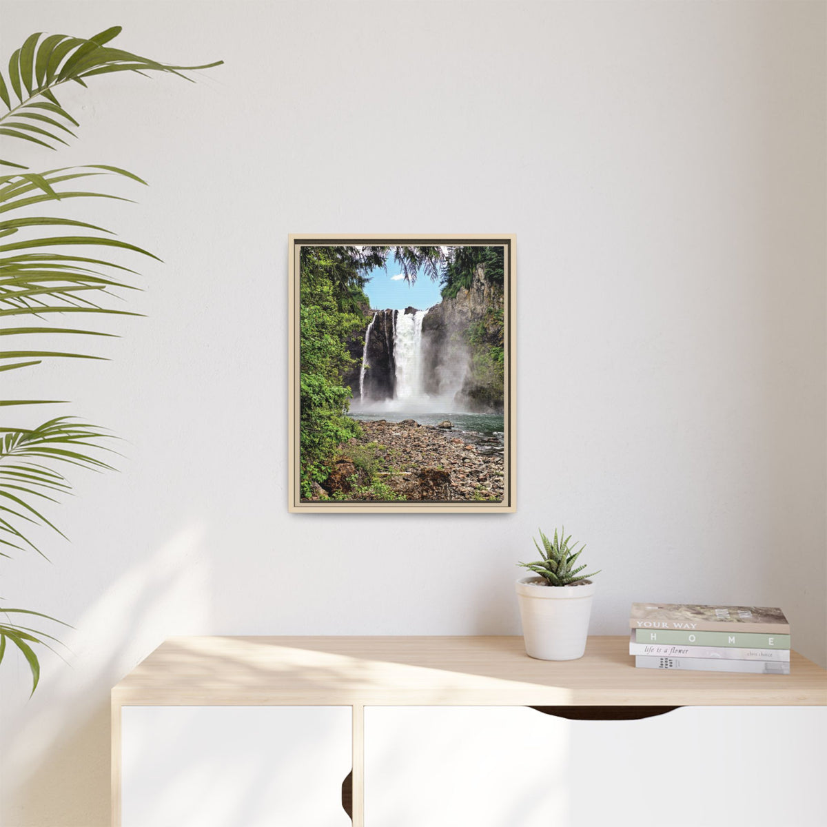 Snoqualmie Falls | Framed Matte Canvas