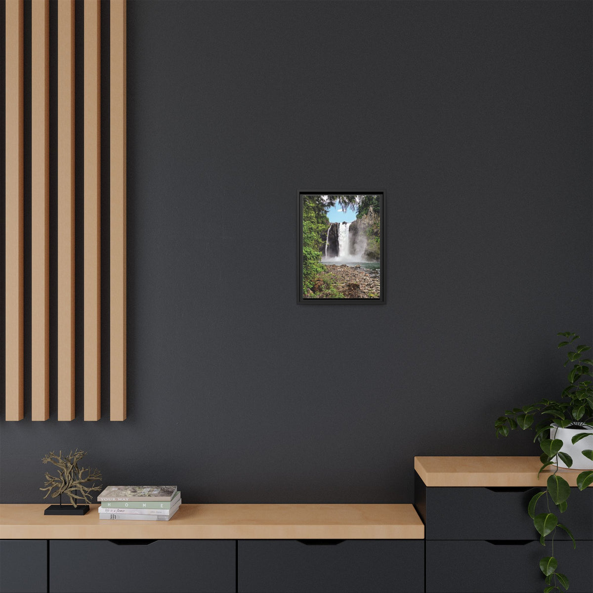Snoqualmie Falls | Framed Matte Canvas