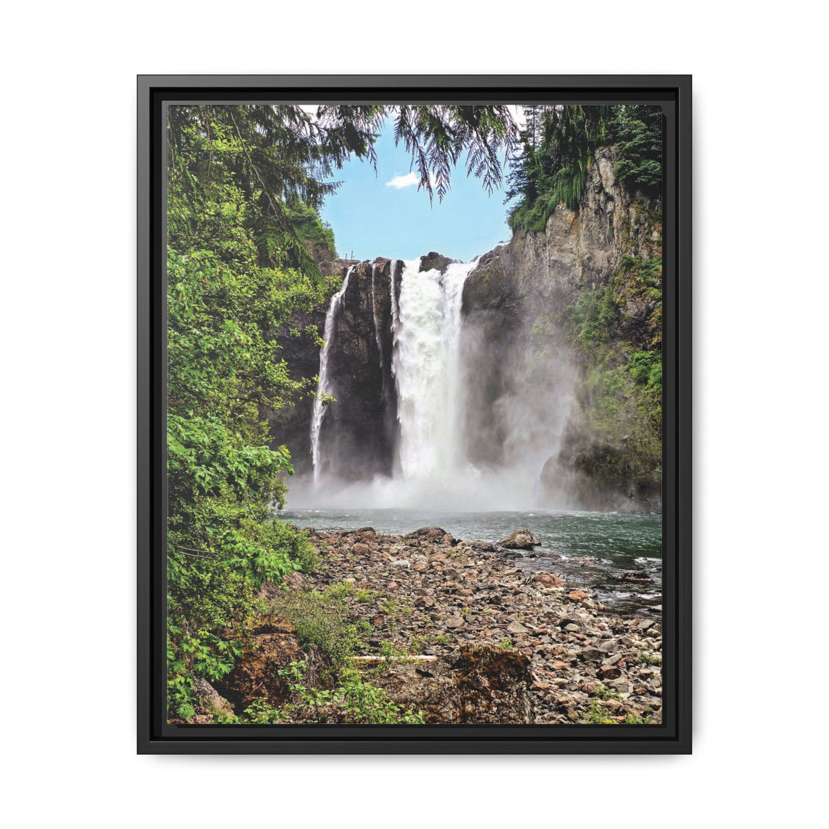Snoqualmie Falls | Framed Matte Canvas