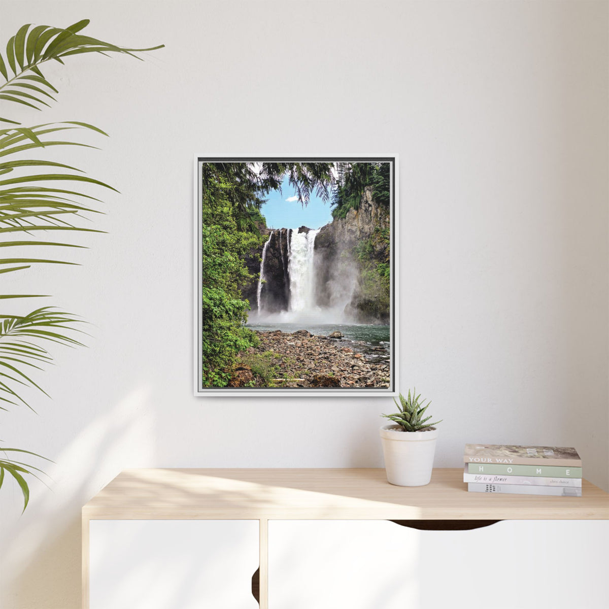 Snoqualmie Falls | Framed Matte Canvas