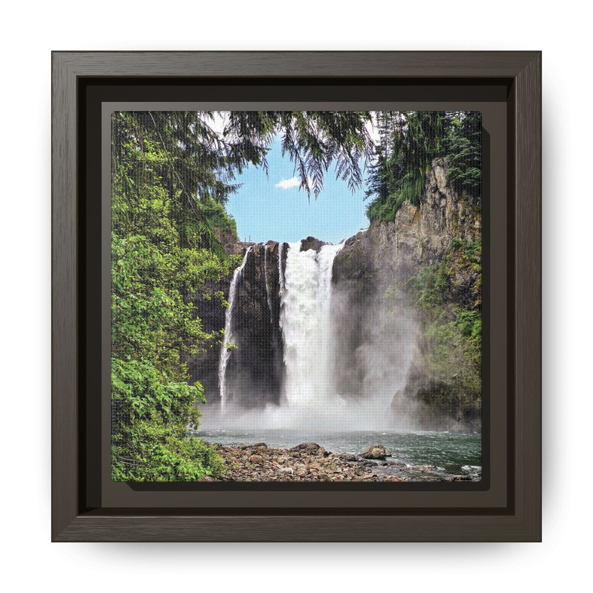 Snoqualmie Falls | Framed Matte Canvas