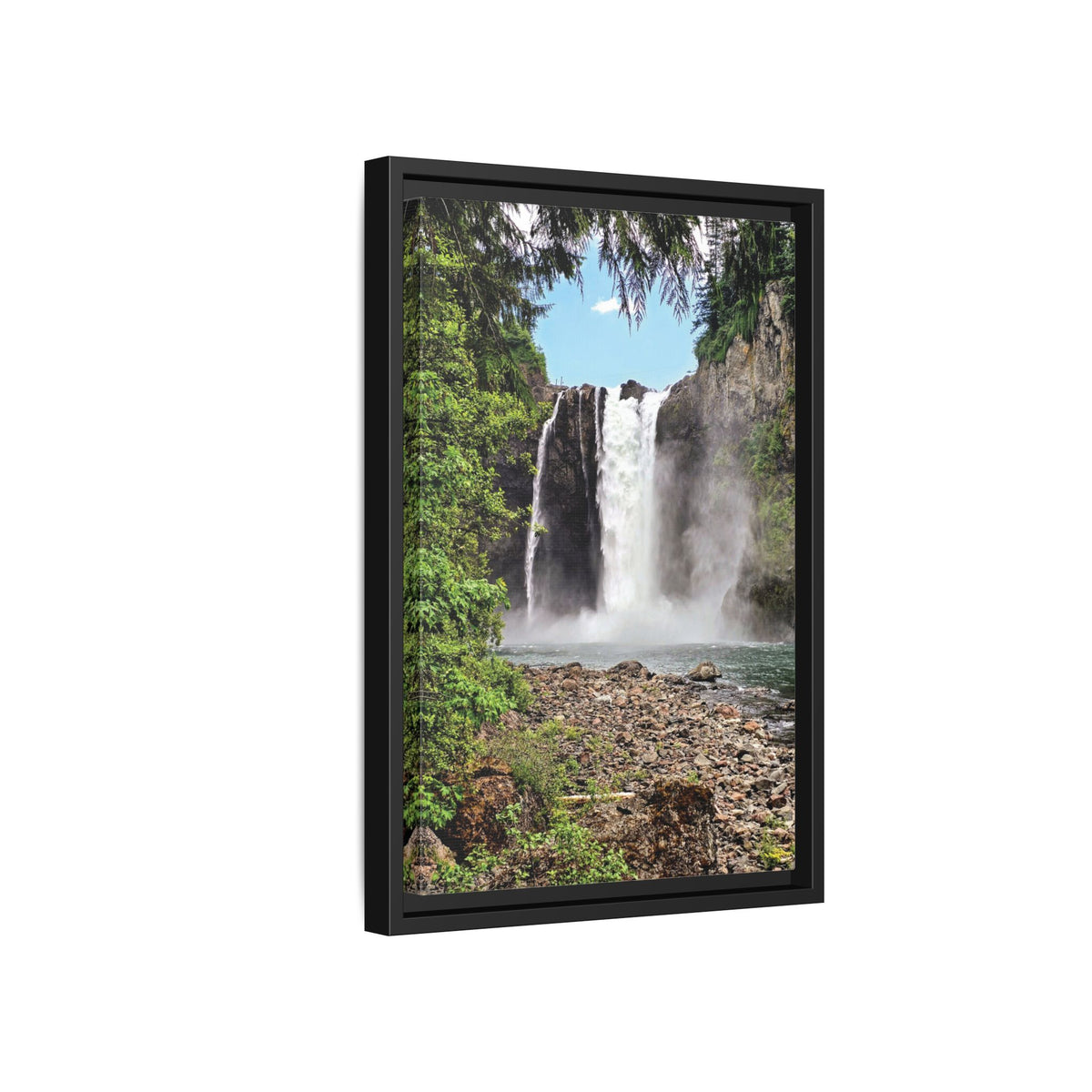 Snoqualmie Falls | Framed Matte Canvas