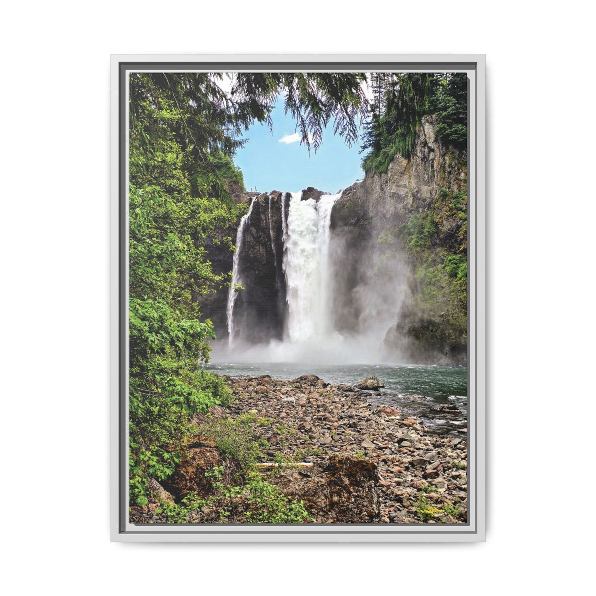 Snoqualmie Falls | Framed Matte Canvas