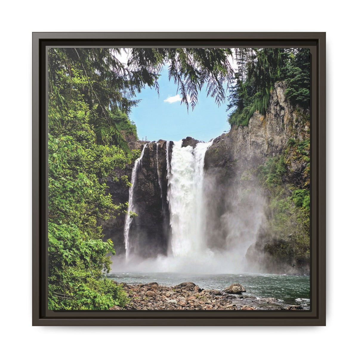 Snoqualmie Falls | Framed Matte Canvas