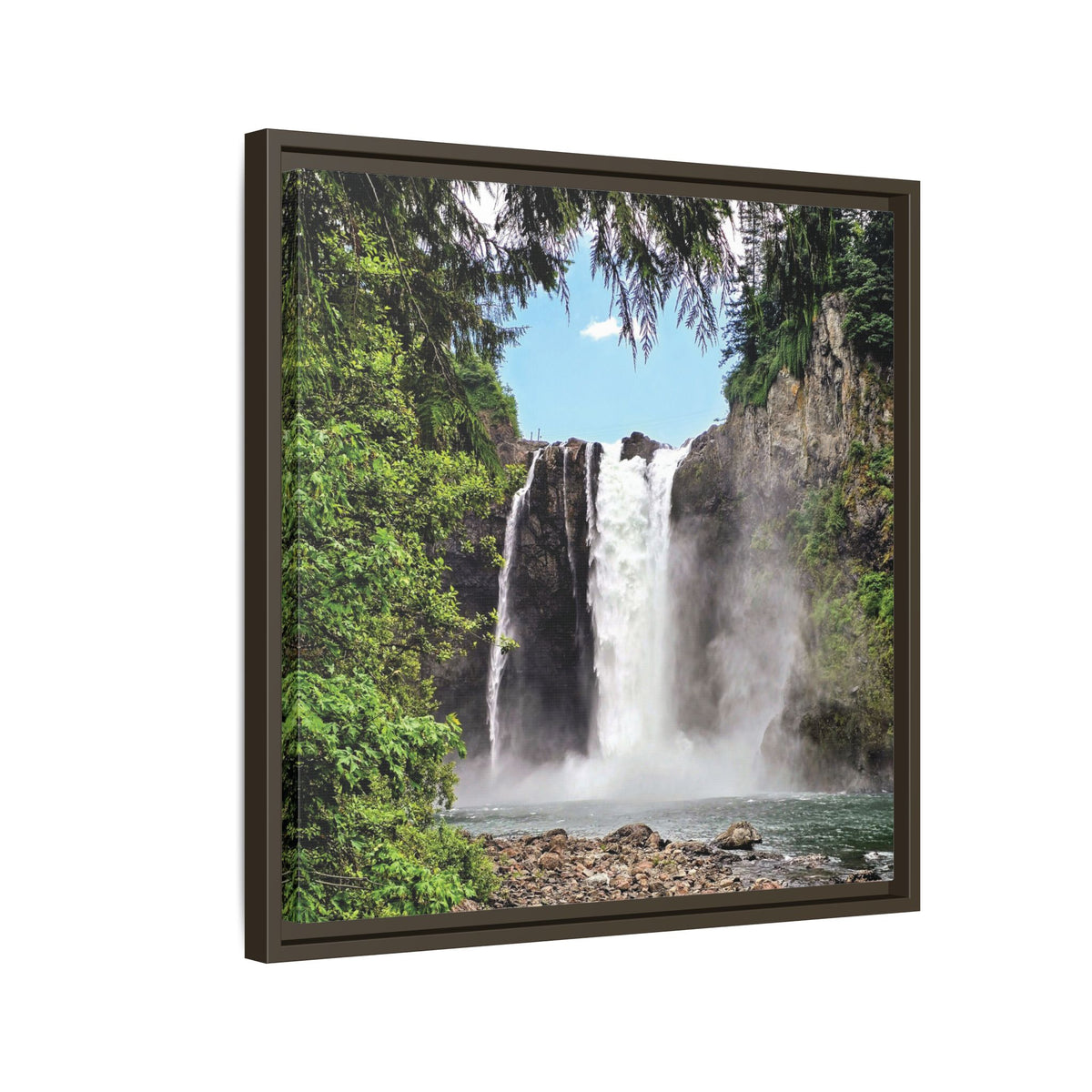 Snoqualmie Falls | Framed Matte Canvas