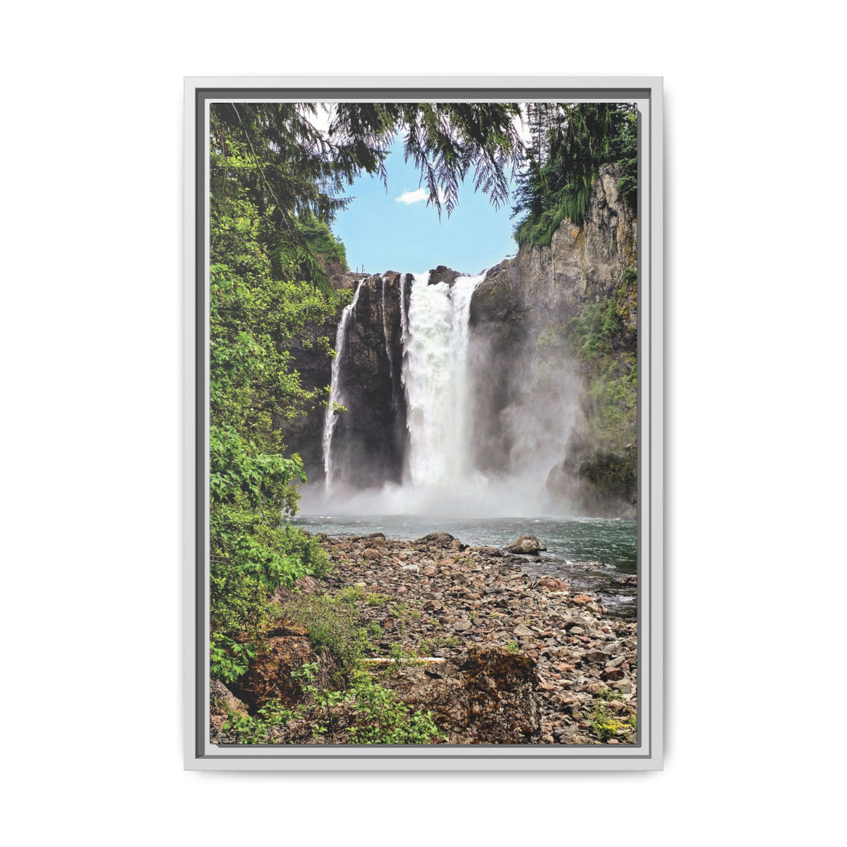 Snoqualmie Falls | Framed Matte Canvas