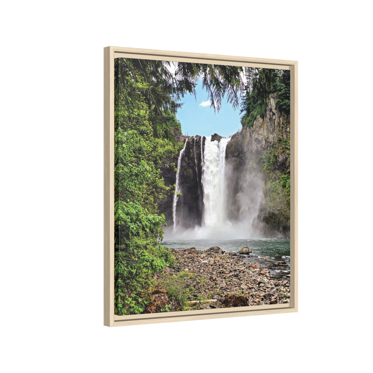Snoqualmie Falls | Framed Matte Canvas