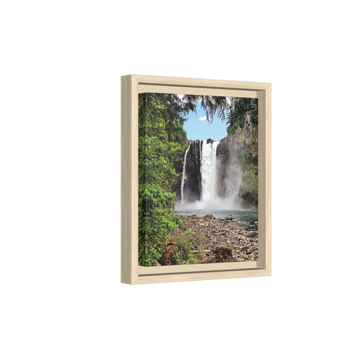 Snoqualmie Falls | Framed Matte Canvas