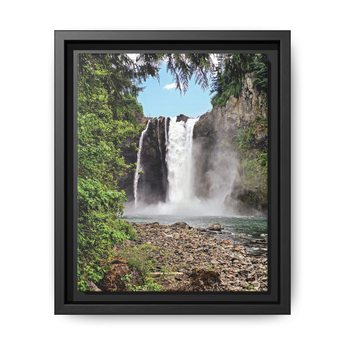 Snoqualmie Falls | Framed Matte Canvas