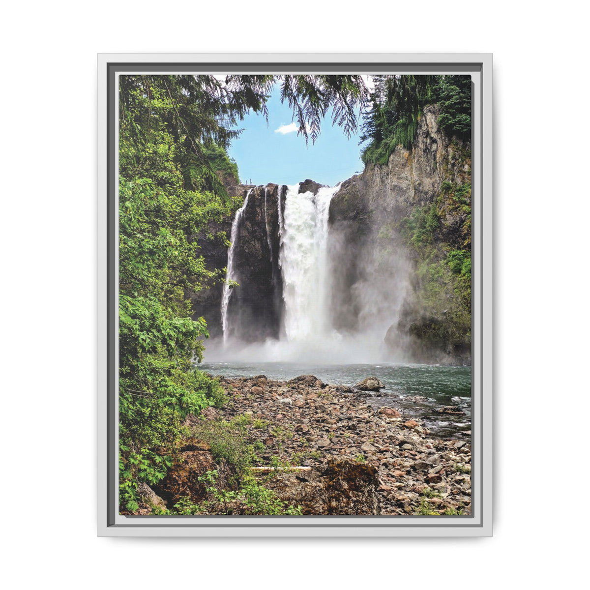 Snoqualmie Falls | Framed Matte Canvas