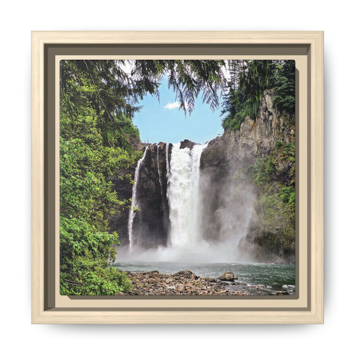 Snoqualmie Falls | Framed Matte Canvas