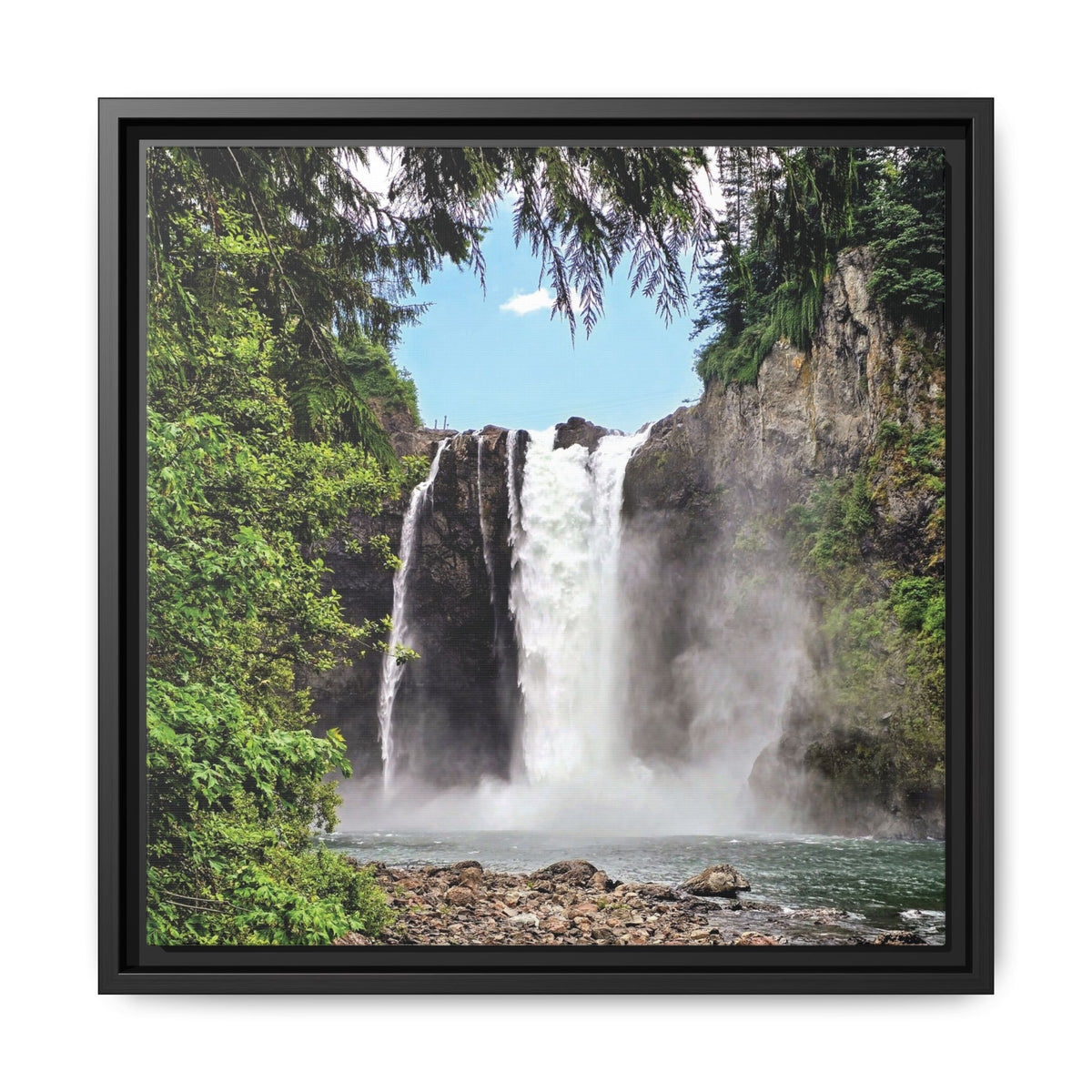 Snoqualmie Falls | Framed Matte Canvas