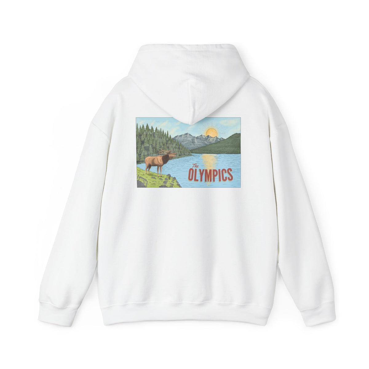 The Olympics Vintage Adventure Sweatshirt | PNW Outdoor Sweatshirt