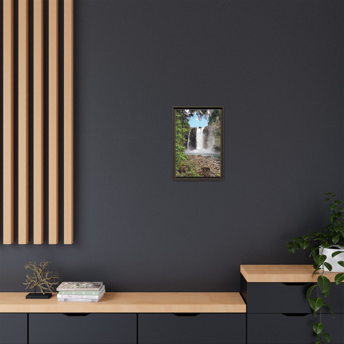 Snoqualmie Falls | Framed Matte Canvas