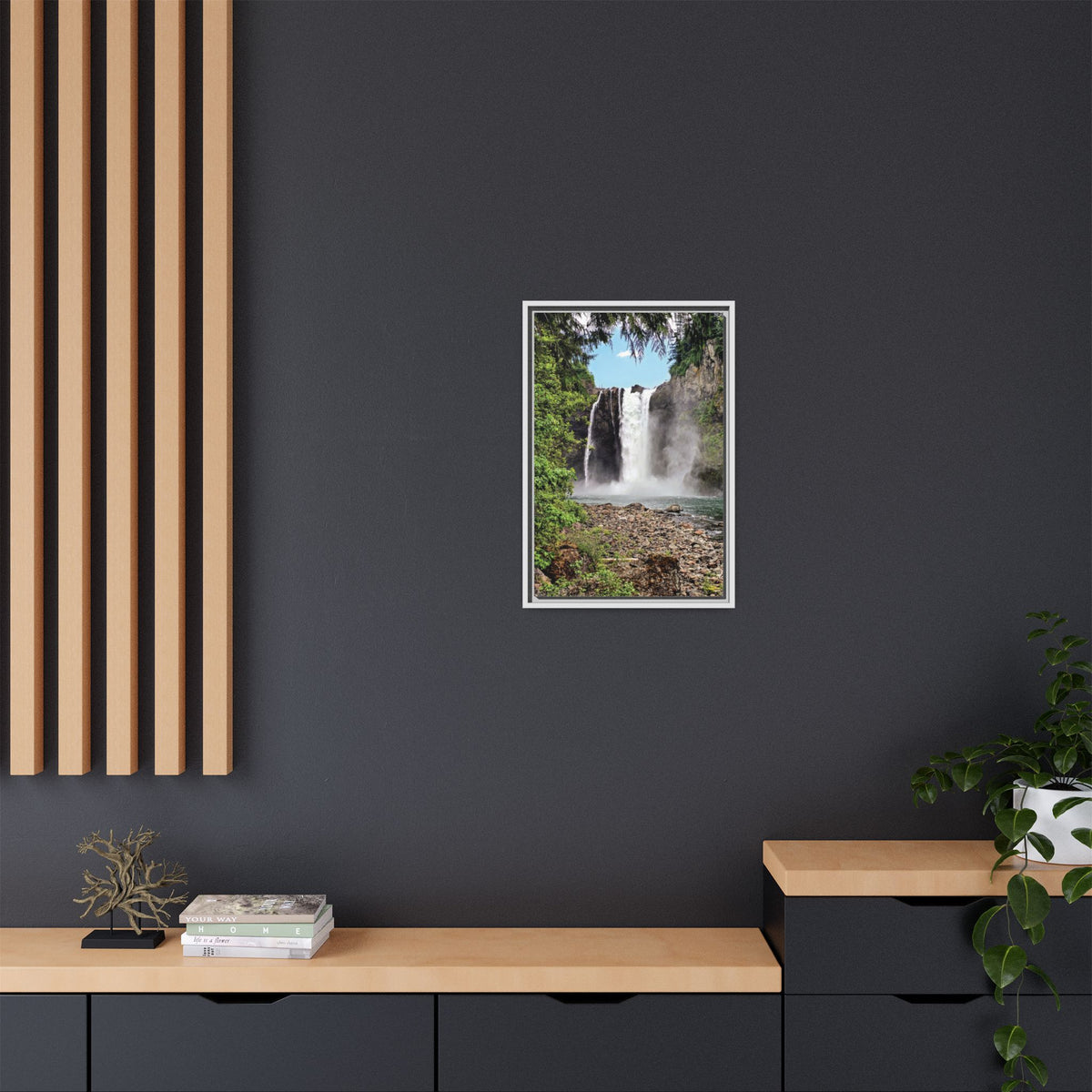 Snoqualmie Falls | Framed Matte Canvas