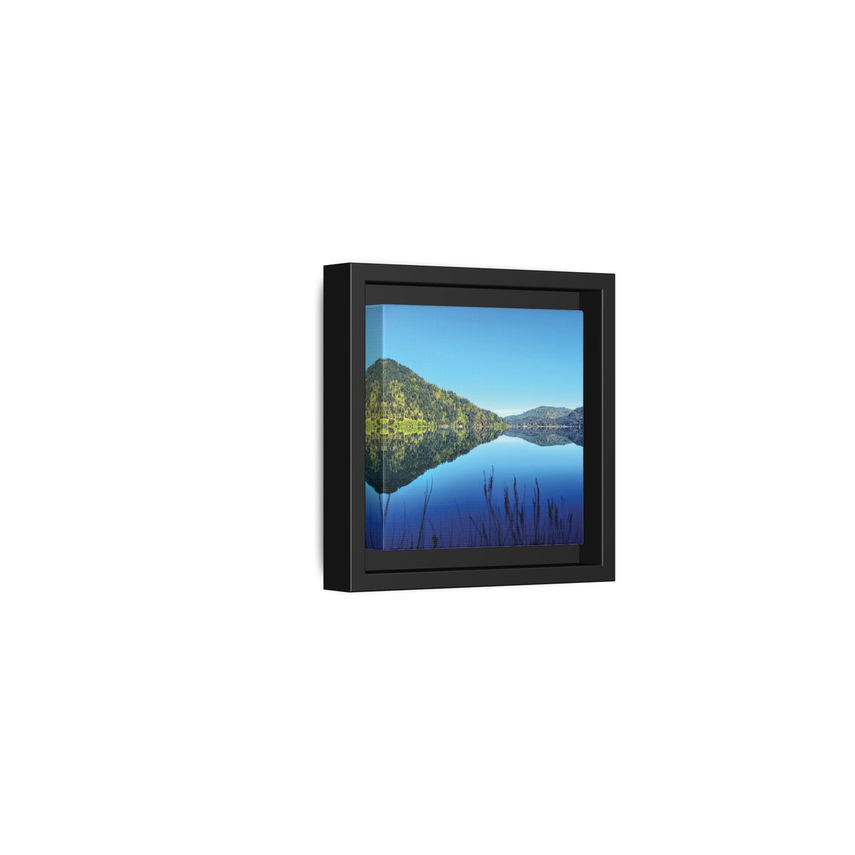 Lake Crescent Reflections | Framed Matte Canvas