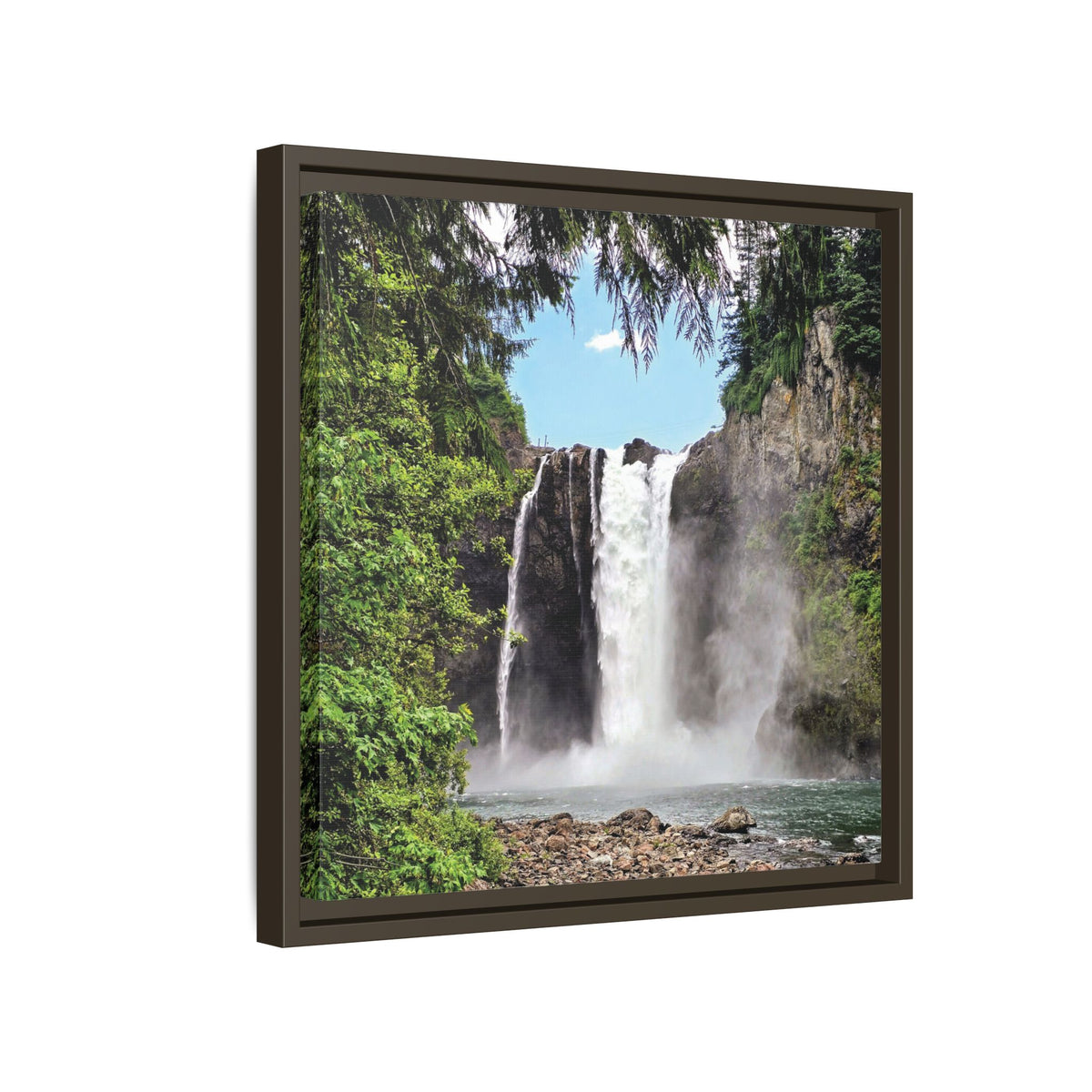 Snoqualmie Falls | Framed Matte Canvas