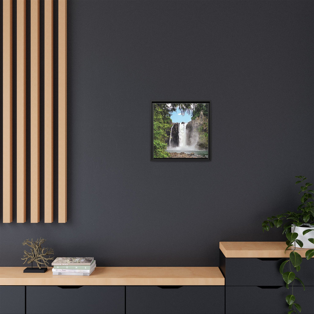 Snoqualmie Falls | Framed Matte Canvas