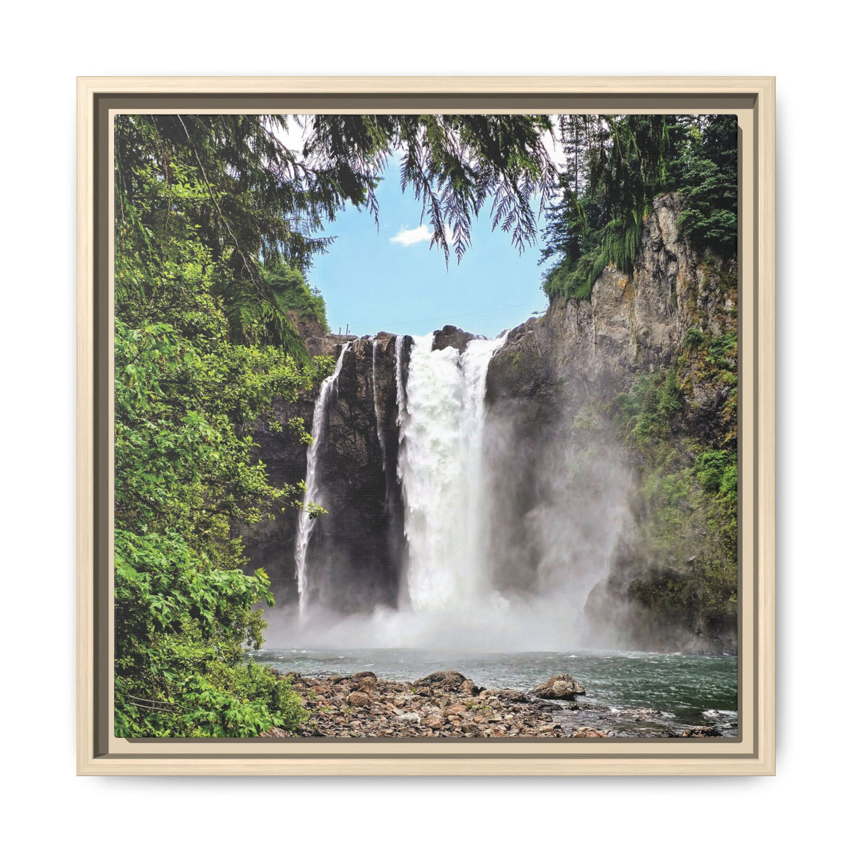 Snoqualmie Falls | Framed Matte Canvas