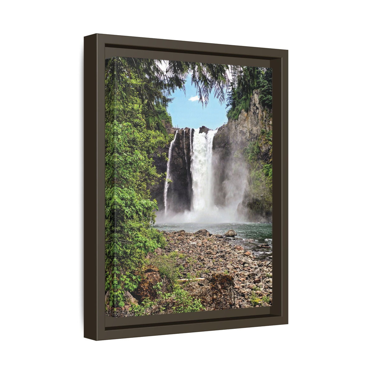 Snoqualmie Falls | Framed Matte Canvas
