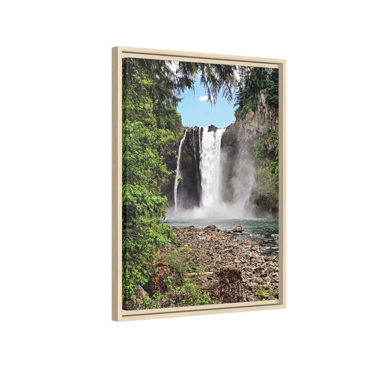Snoqualmie Falls | Framed Matte Canvas