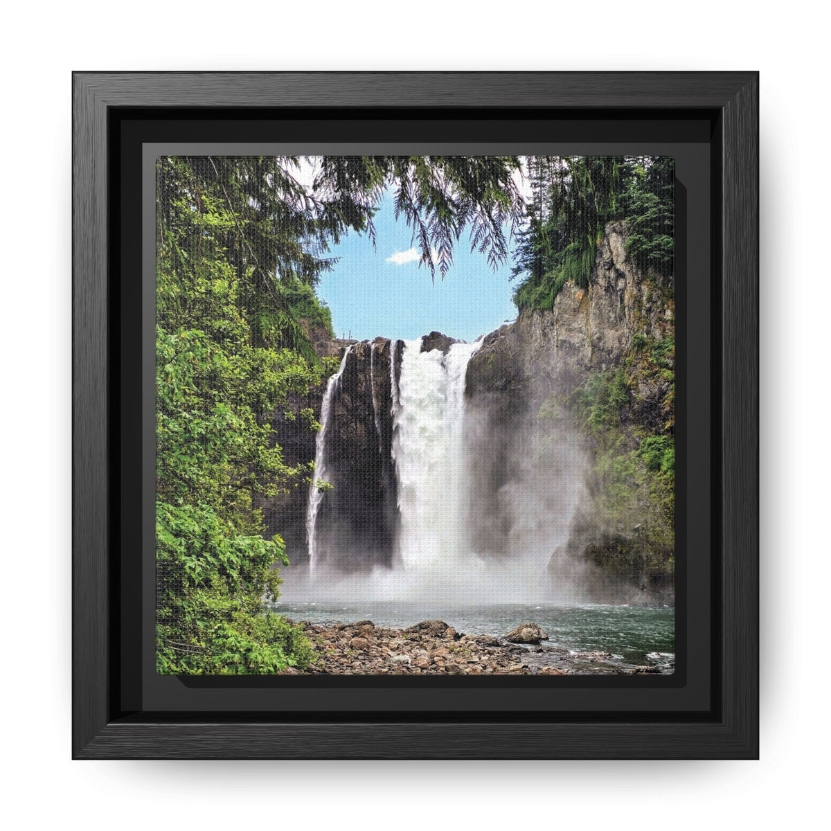 Snoqualmie Falls | Framed Matte Canvas