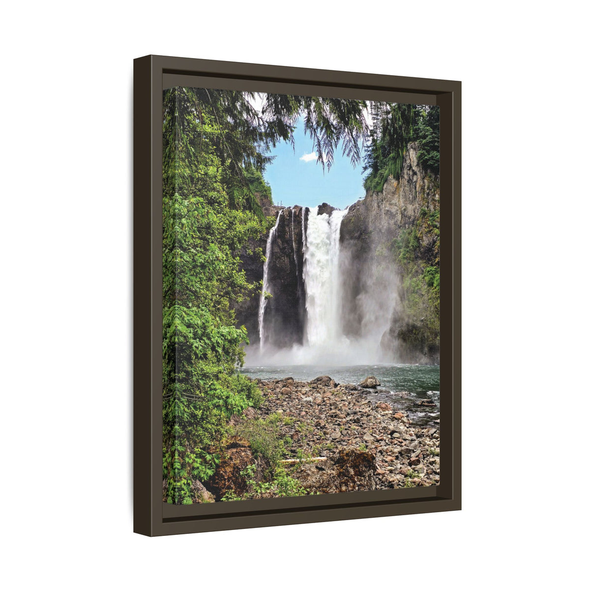 Snoqualmie Falls | Framed Matte Canvas