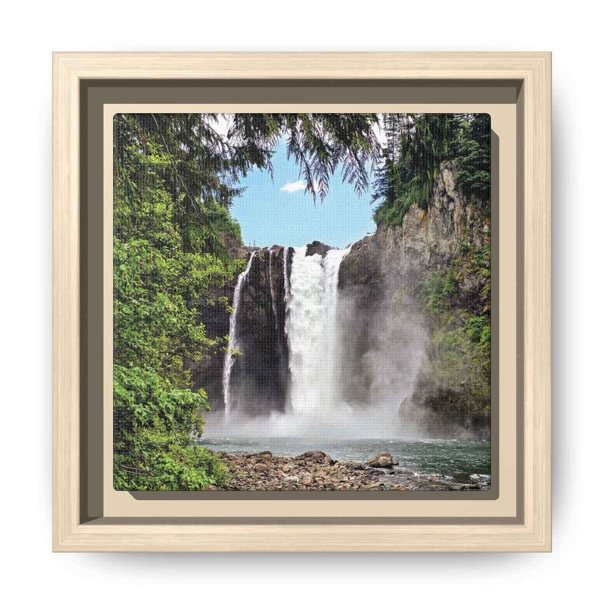Snoqualmie Falls | Framed Matte Canvas